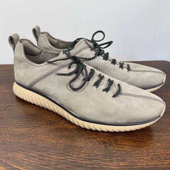 Cole Haan Grand OS Suede Men's Casual Shoes C26346 Grey size 9.5 - Picture 3 of 8